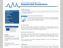 Tablet Screenshot of geoportal-treuenbrietzen.de